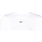 Camisetas blancas de poliester con logo Nike Swoosh para mujer 