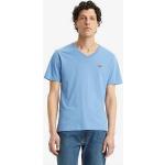 Camisetas azules de cuello pico LEVI´S Housemark talla S para hombre 