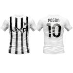 Camiseta de Futbol Paul Pogba 2022 2023. Camiseta Número 10 Blanco Negro. Camiseta Local. Réplica Oficial autorizada. Tallas de Adulto y niño. (6 años)