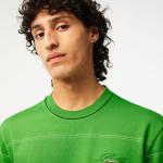 Camisetas verdes de algodón a rayas tallas grandes de punto Lacoste talla 3XL para hombre 