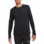Tops deportivos negros rebajados manga larga Nike Therma talla S para hombre 