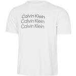 Camisetas blancas de manga corta manga corta Calvin Klein talla L para hombre 