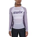Camisetas moradas de running manga larga Clásico Swix talla XS para hombre 