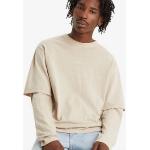 Camisetas grises de algodón de manga corta rebajadas manga larga vintage LEVI´S talla M para hombre 