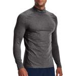 Camisetas grises de fitness rebajadas manga larga Under Armour talla XL para hombre 