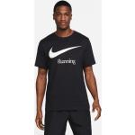 Camisetas negras de running Nike Dri-Fit talla XL para hombre 