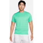 Camisetas verdes de running Nike Miler talla XL para hombre 