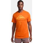 Camisetas deportivas naranja Nike talla XL para hombre 