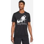 Camisetas deportivas negras Nike Dri-Fit talla S para hombre 