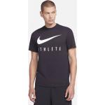 Camisetas deportivas marrones Nike Dri-Fit talla L para hombre 