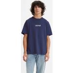 Camisetas estampada azules de algodón manga larga LEVI´S talla S para hombre 