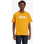 Camisetas estampada doradas de algodón manga larga LEVI´S talla S para hombre 