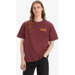 Camisetas estampada rojas de algodón tallas grandes manga larga con logo LEVI´S talla XXL para hombre 