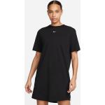 Camisetas deportivas negras de algodón manga corta Nike Sportwear talla M para mujer 