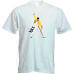 Camisetas blancas Freddie Mercury talla S para hombre 