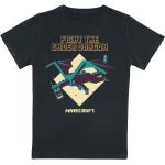 Camiseta gaming de Minecraft - Kids - Ender Dragon - 104 - para niñas & niños - Negro
