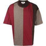 Camisetas rojas de algodón de manga corta rebajadas manga corta con cuello redondo de punto YMC talla XL para hombre 