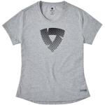 Camisetas grises de algodón de algodón  talla L para mujer 