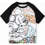 Camisetas blancas de algodón de manga larga infantiles Disney Mickey Mouse Desigual 10 años 