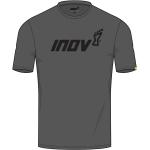 Camisetas grises de algodón de manga corta rebajadas Inov-8 talla M para hombre 