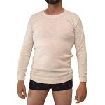 Camiseta interior para hombre, cuerpo de mezcla de lana pesada, manga larga, íntimo de invierno Mezcla de grises XL