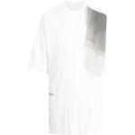 Camisetas estampada blancas de algodón rebajadas media manga con cuello redondo talla M para hombre 