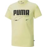 Camisetas de algodón de algodón infantiles informales Puma 