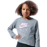 Camisetas deportivas marrones de algodón manga larga informales Nike Sportwear talla L 