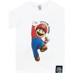 Camisetas blancas de manga corta infantiles Mario Bros Mario 