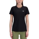 Camisetas negras de running rebajadas New Balance talla L para hombre 
