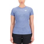 Camisetas azules de running rebajadas New Balance Q Speed talla L para hombre 