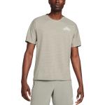 Camisetas grises de running Nike talla L para hombre 