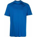 Camisetas azules de poliester de cuello redondo rebajadas manga corta con cuello redondo Nike para mujer 
