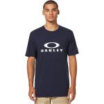 Camisetas de poliester de cuello redondo con cuello redondo con logo Oakley grandes para hombre 
