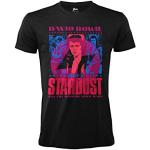 Camiseta Oficial de David Bowie Ziggy Stardust, música Rock, algodón Negro, Unisex, niño Adulto (S)