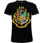 Camisetas negras de algodón de manga corta Harry Potter Harry James Potter tallas grandes manga corta con logo talla XXL para mujer 