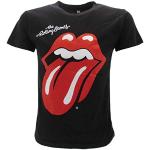 Camiseta original de Rolling Stones para niño, oficial Negro 9-11 Años
