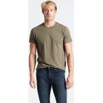 Camisetas verde militar de algodón de algodón  con logo LEVI´S Housemark talla XL de materiales sostenibles para hombre 