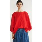Camisetas rojas de algodón de manga tres cuartos tallas grandes tres cuartos con cuello barco Desigual Talla Única para mujer 