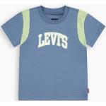Camisetas azules de poliester de algodón infantiles vintage con logo LEVI´S 9 meses 