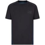 Camisetas deportivas negras de jersey Armani EA7 talla S para hombre 