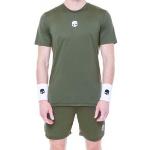 Camisetas deportivas verdes militares Hydrogen talla S para hombre 