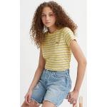Camisetas amarillas de algodón de algodón  LEVI´S talla XS para mujer 