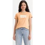 Camisetas naranja de algodón de algodón  LEVI´S talla XS para mujer 