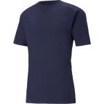 Camisetas azules de manga corta rebajadas Puma Casuals talla M para hombre 