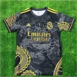 Camiseta Real Madrid 23/24 Benzema Dragon Negro Especial