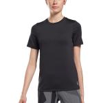Camisetas negras de fitness Reebok Speedwick talla XS para mujer 