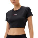 Camisetas negras de fitness Reebok talla XS para mujer 