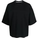 Camisetas negras de poliester de cuello redondo media manga con cuello redondo Nike talla M para hombre 