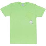 Camisetas verdes de manga corta Ripndip talla L para hombre 